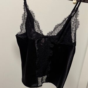 Victoria's Secret Black Lace Slip